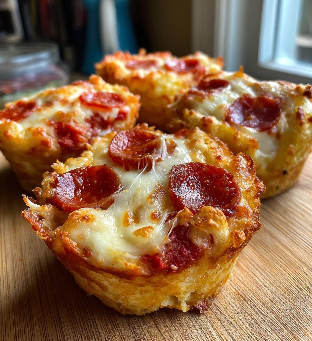 Quick Air Fryer Pizza Cupcakes
