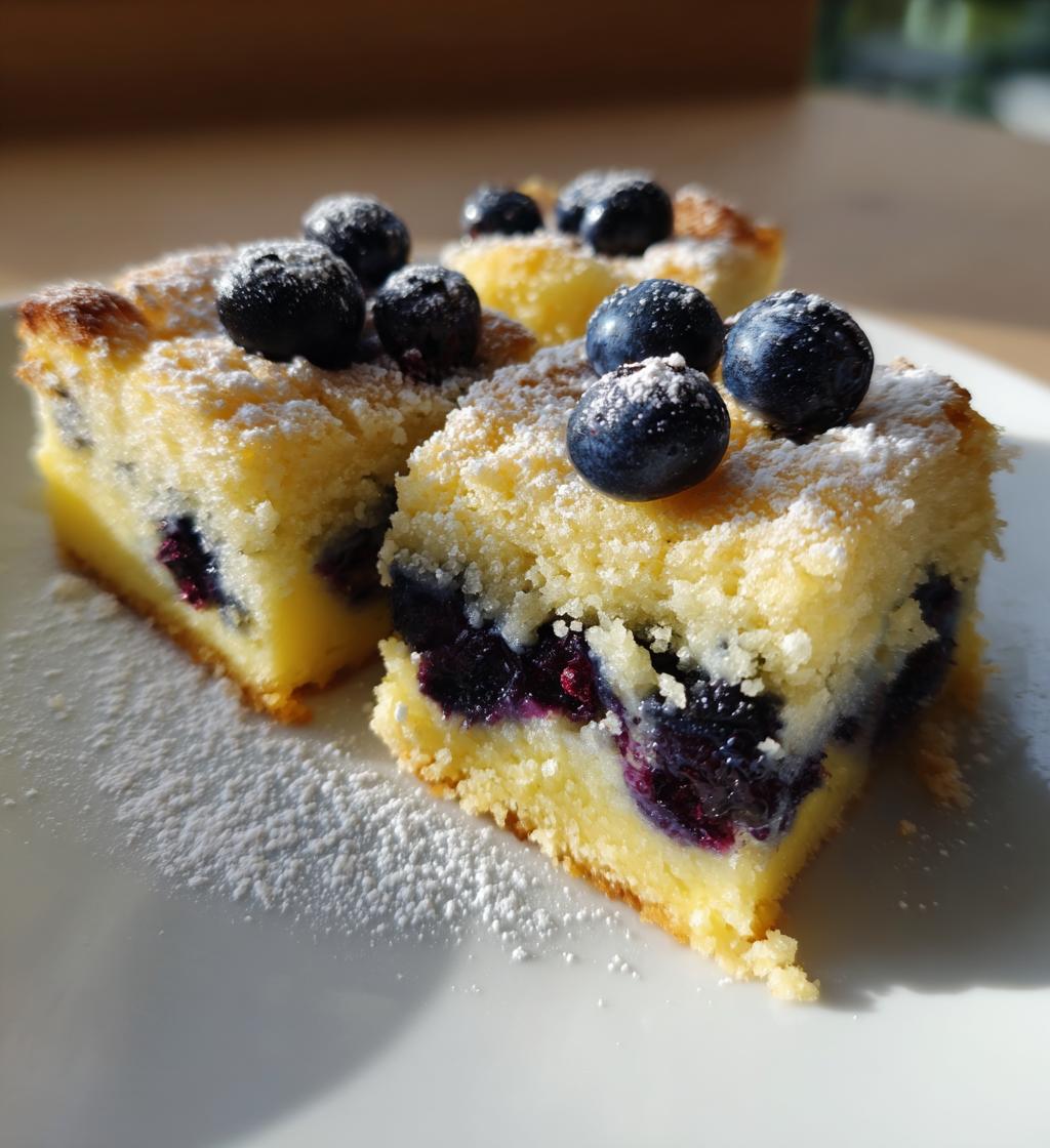 Step Lemon Blueberry Dessert Bars