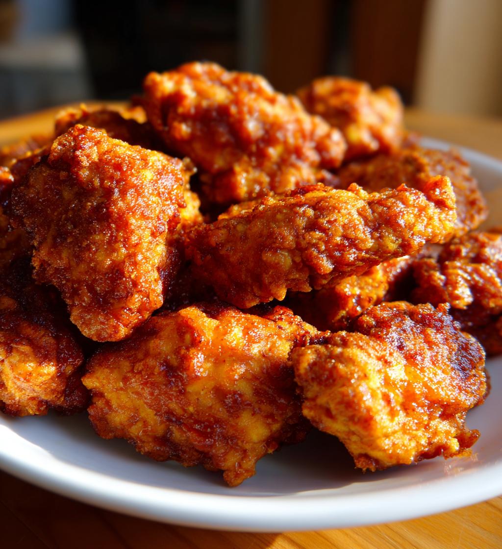 air fryer chicken bites bbq