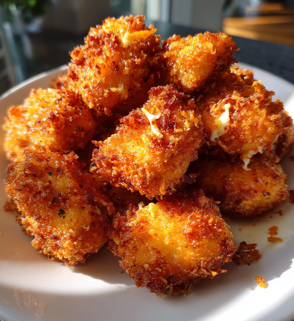 air fryer chicken bites garlic parm