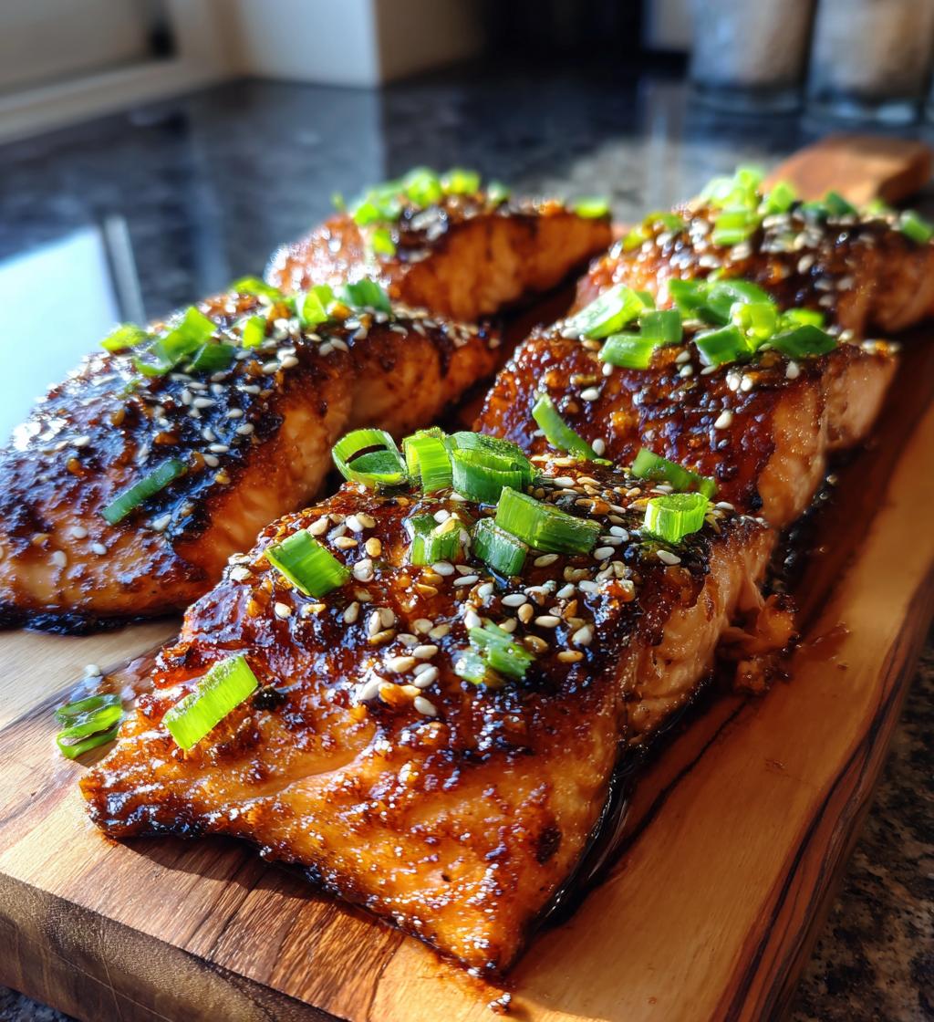 air fryer salmon teriyaki