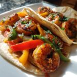 air fryer shrimp fajitas