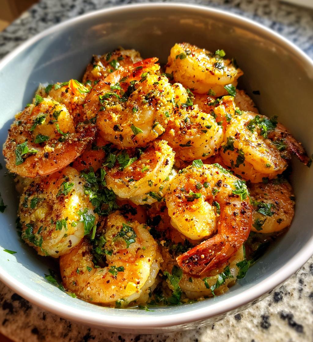 air fryer shrimp scampi