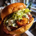 caesar crispy chicken sandwich