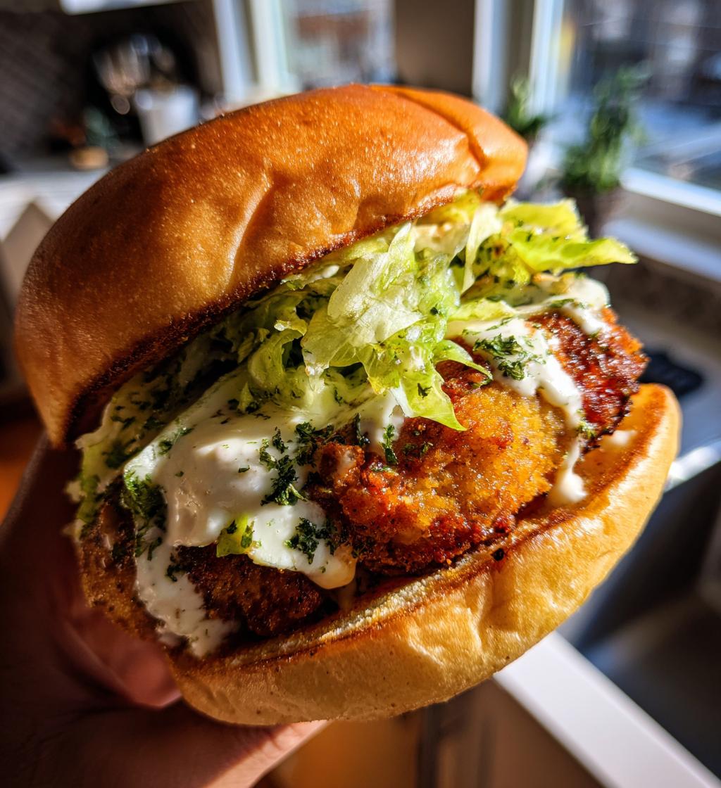 caesar crispy chicken sandwich