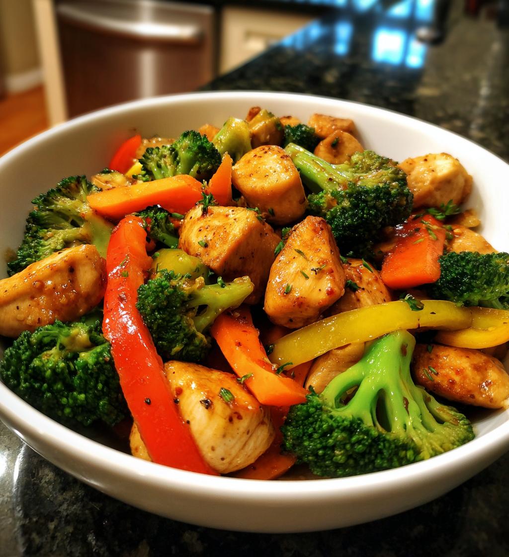 chicken and vegetable recipes