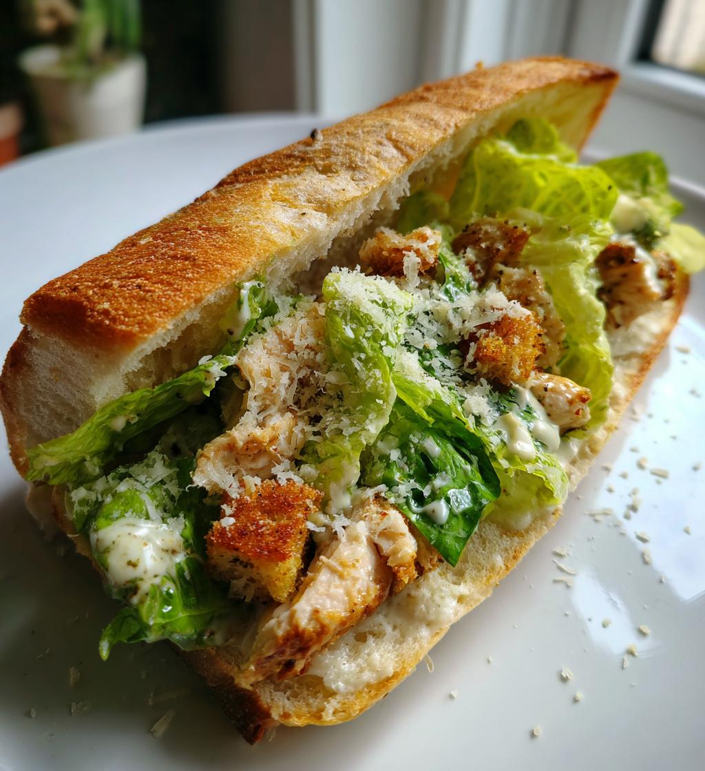 chicken caesar sandwich ciabatta