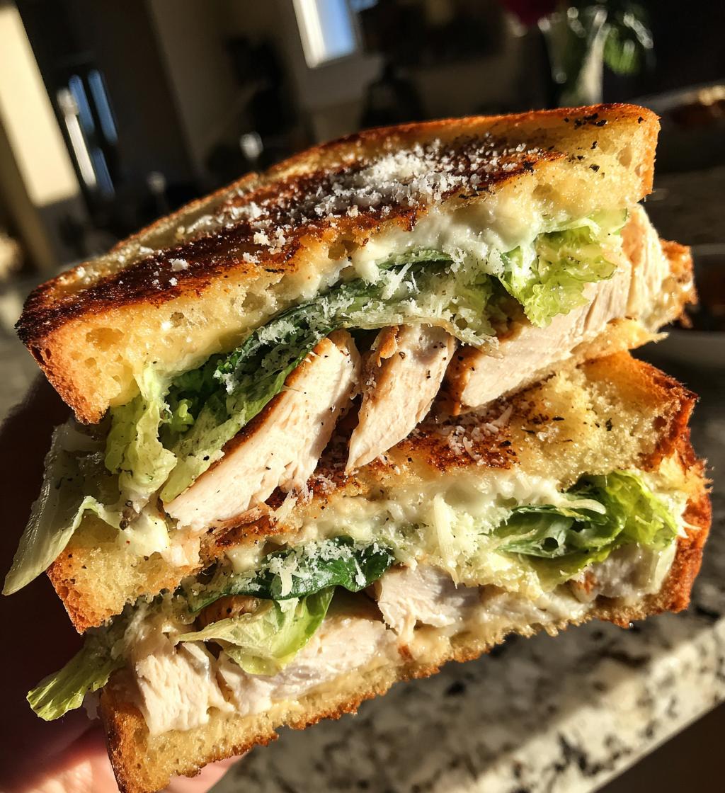 chicken caesar sandwich easy