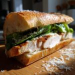 chicken caesar sandwich grilled