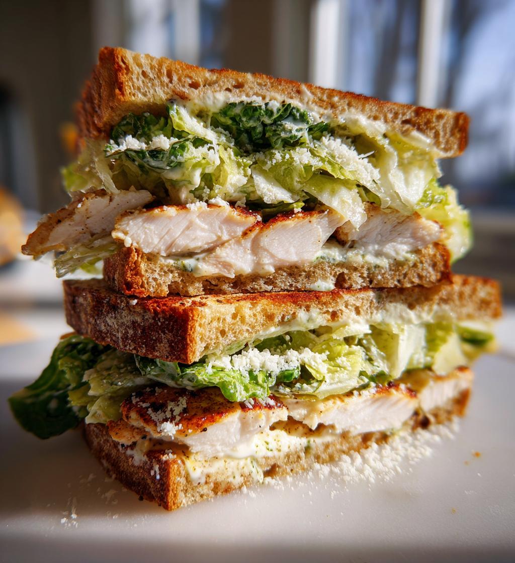 chicken caesar sandwich sides