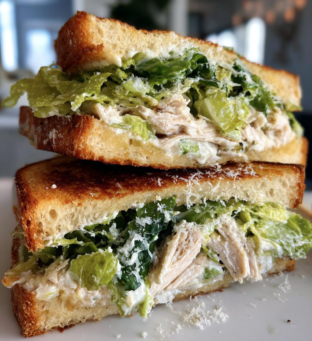 chicken caesar sandwiches