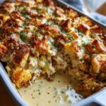 chicken stuffing casserole