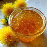 dandelion jelly with liquid pectin