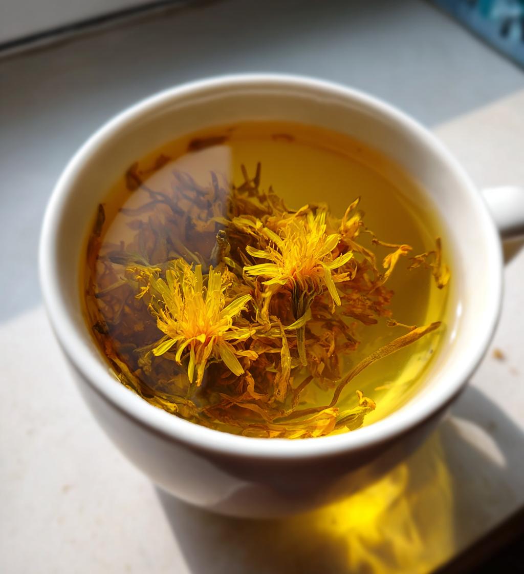 dandelion recipes tea
