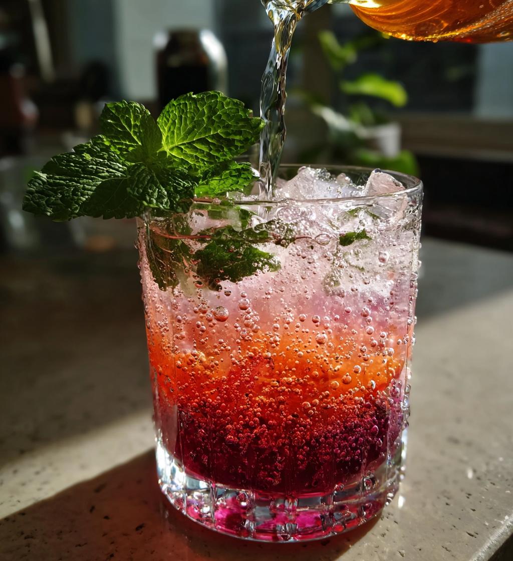 drinks nonalcoholic with sprite