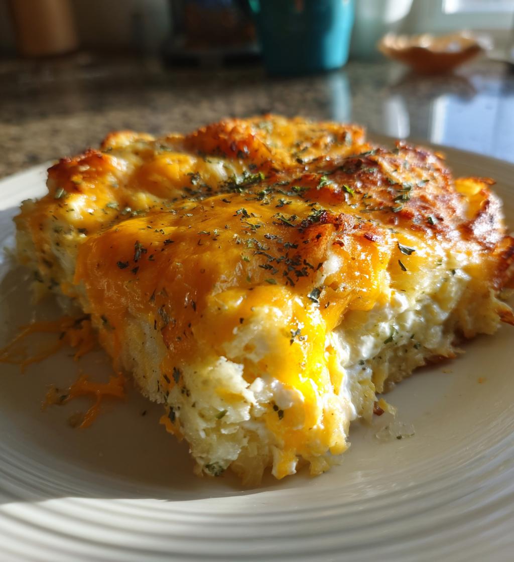 easy hash brown potato casserole
