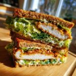 emily bites crispy chicken caesar sandwich