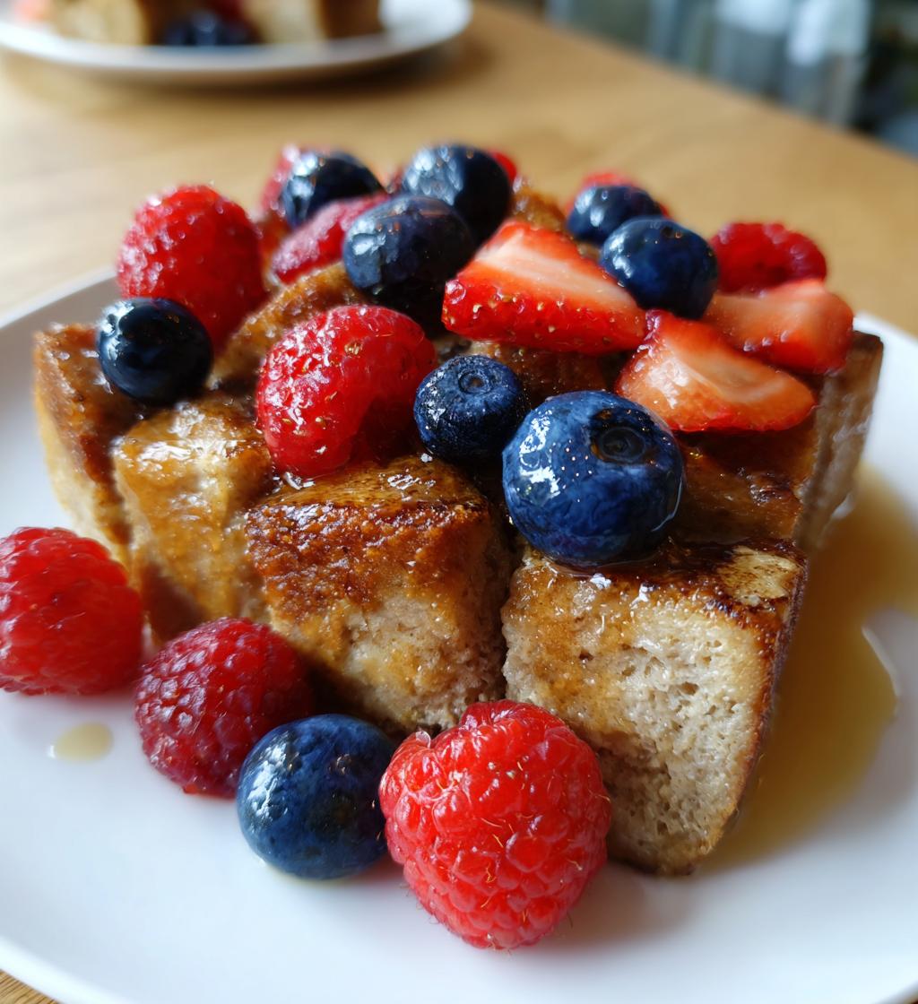 french toast casserole overnight healthy