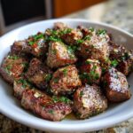 garlic butter steak bites in air fryer