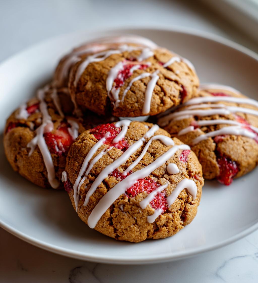 gingerbrave x strawberry cookie