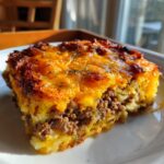 hamburger hash brown potato casserole