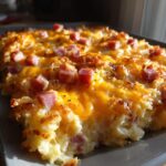 hash brown potato casserole with ham