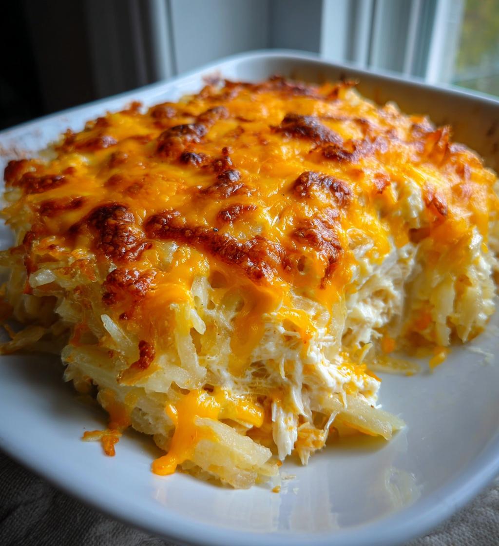 hash brown potato chicken casserole