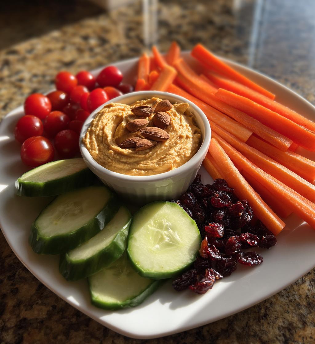 healthy snack plate