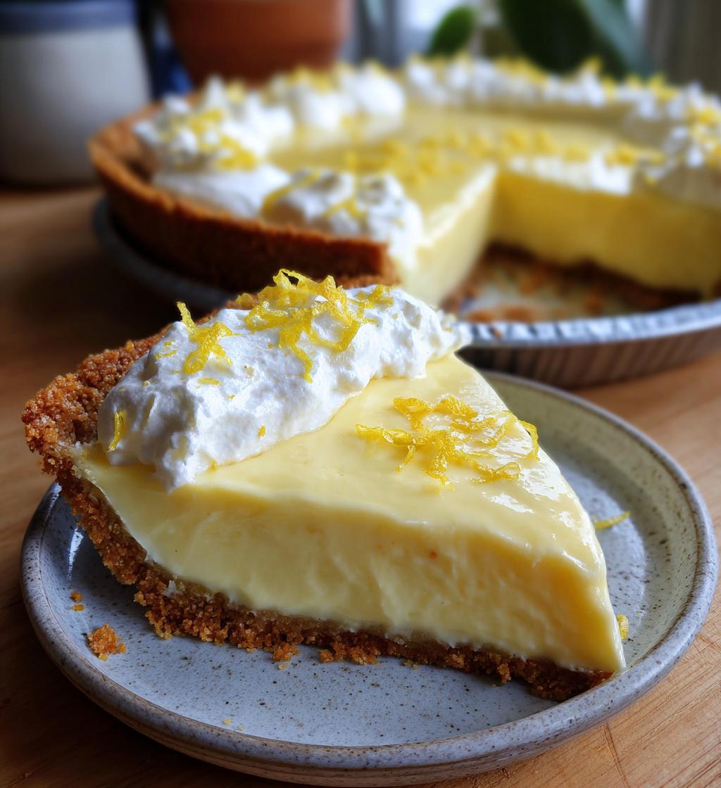 lemonade pie with pudding