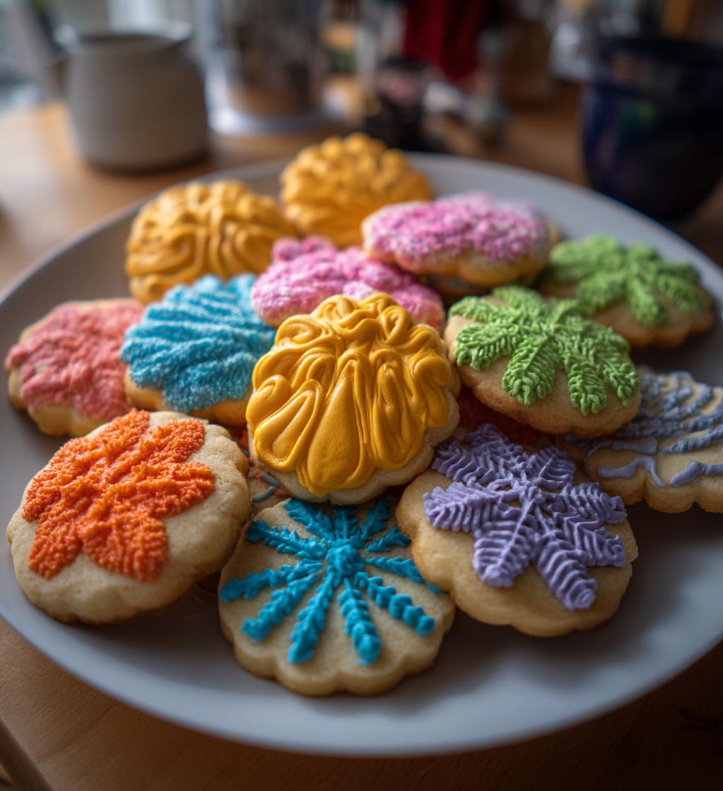 milk cookies decorated