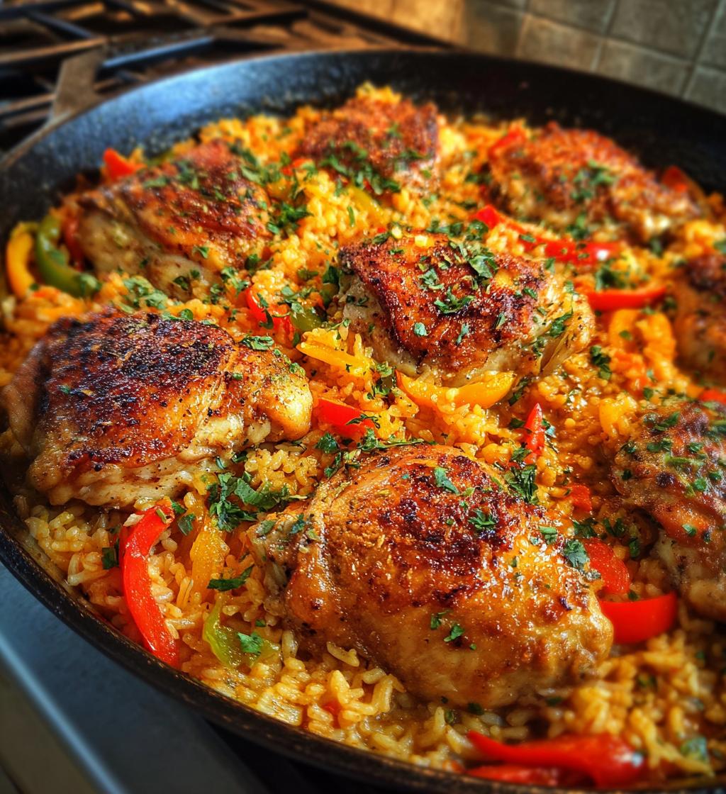 one pot chicken and rice