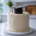 simple graduation cakes 2 tier