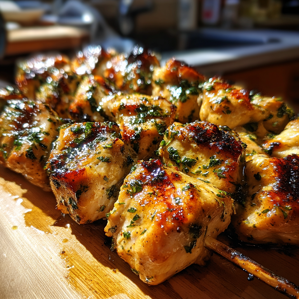 Chicken Skewers: Perfectly Grilled in Just 12 Minutes