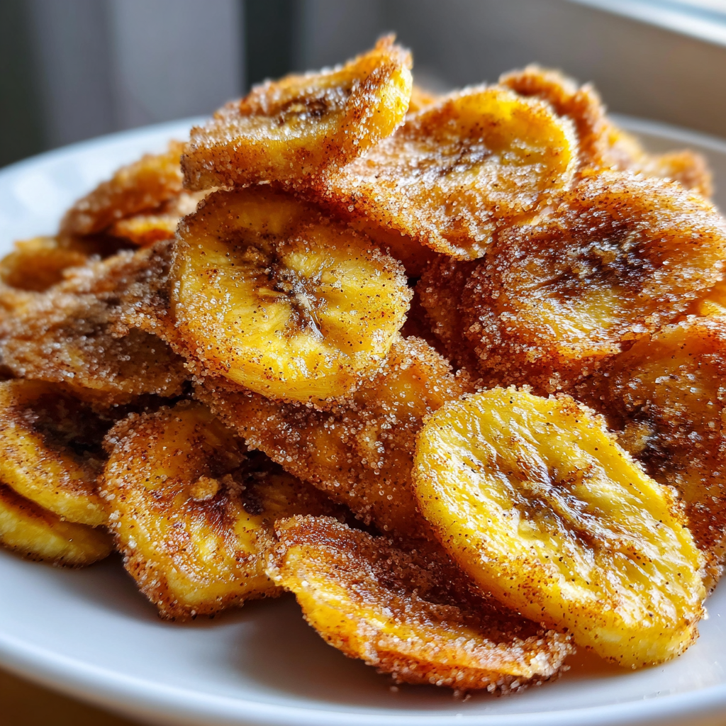 Air Fryer Cinnamon Sugar Banana Chips: 5 Perfectly Crispy Snacks