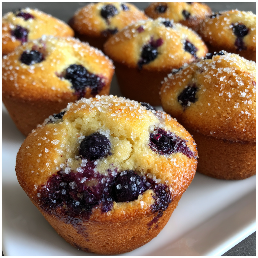 Blueberry Muffins: Perfectly Moist Treats Ready in 35 Minutes