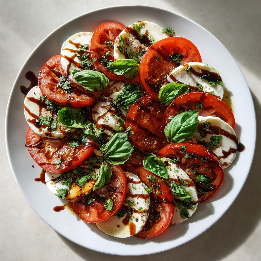 Caprese Salad: The Perfect Fresh Dish with Ripe Tomatoes and Basil