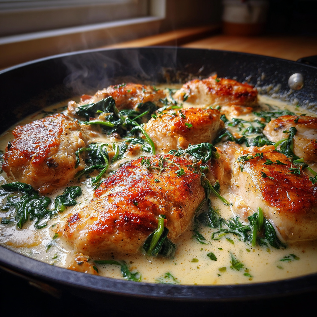 Chicken Florentine in Creamy Parmesan Sauce: 5 Irresistible Steps to Perfection