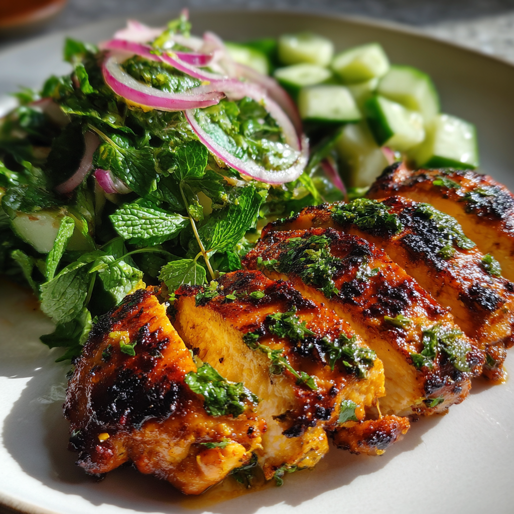 Citrus-Marinated Grilled Chicken with Fresh Herb Salad: 5 Irresistible Steps to Flavor