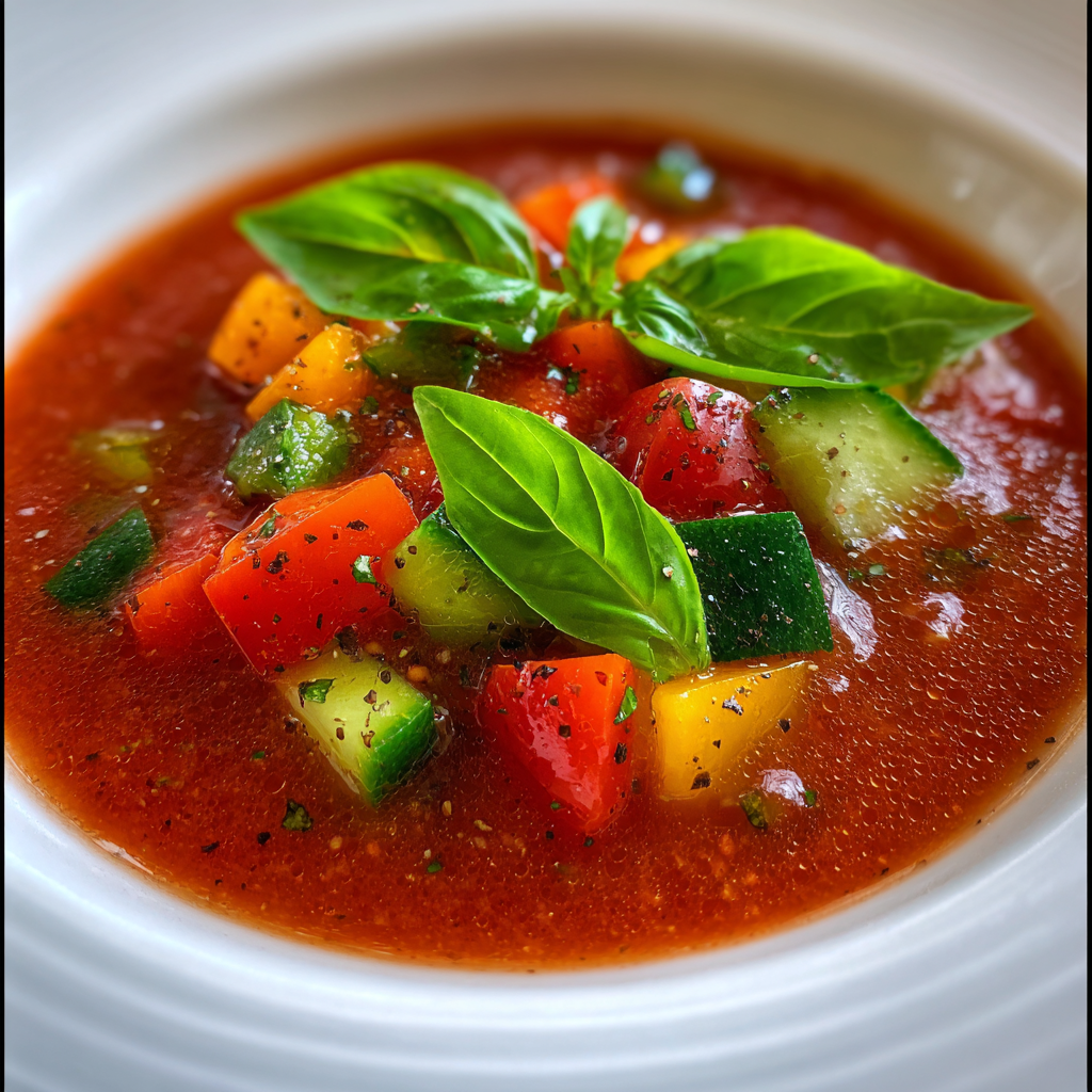 Gazpacho: Irresistible Cold Soup Ready in Just 15 Minutes