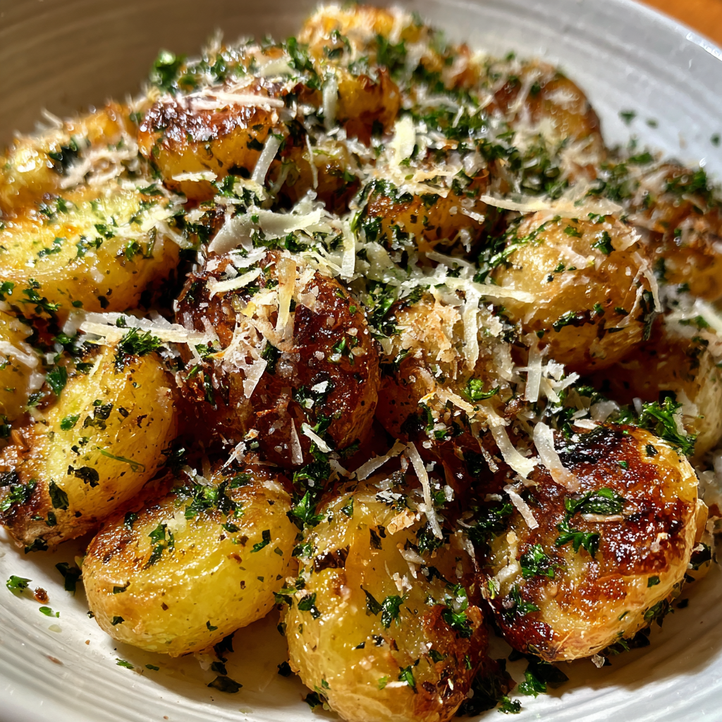New air fryer recipes: 4 Irresistible Garlic Parmesan Potatoes