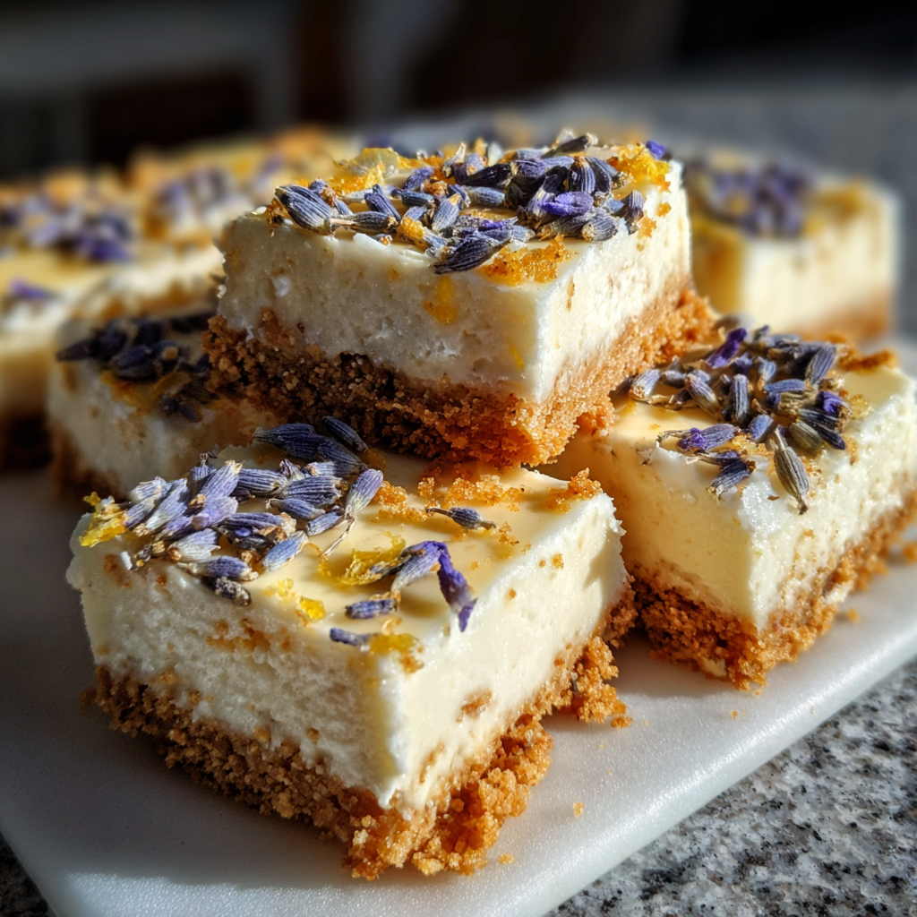 No-Bake Lemon Lavender Cheesecake Bites: 15 Minutes to Irresistible Delight