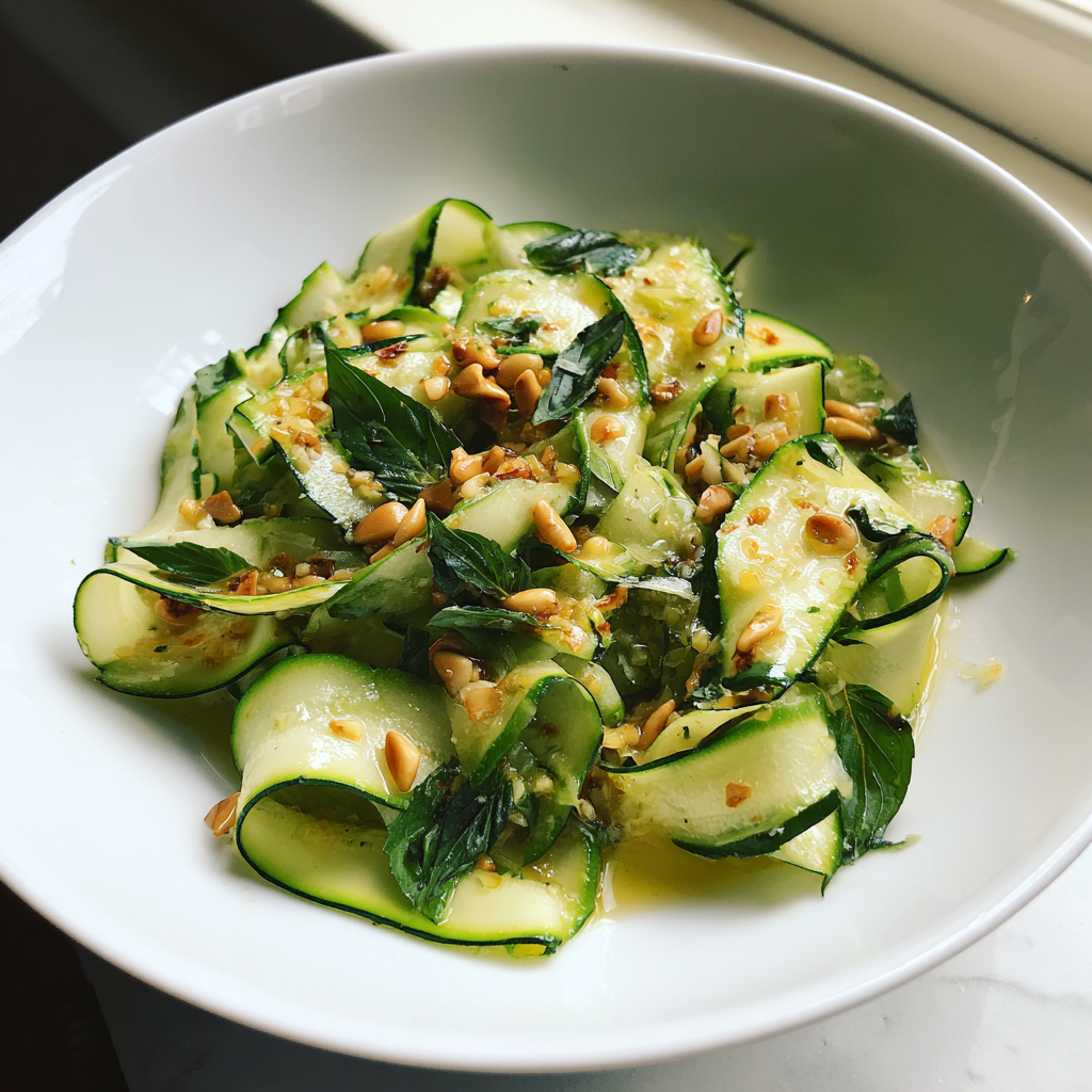 Shaved Zucchini Salad with Lemon Vinaigrette: 5 Irresistible Steps