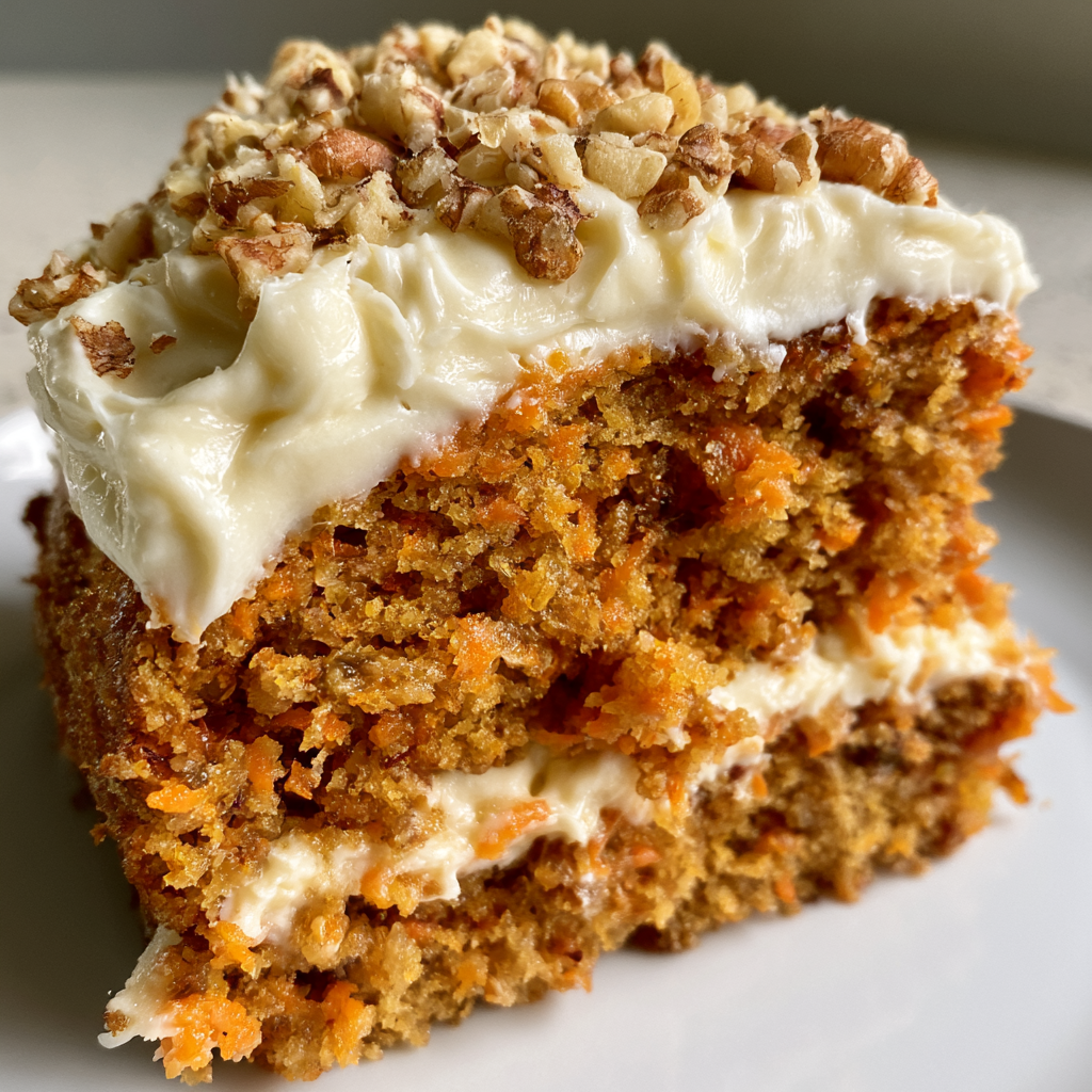 Carrot Cake Recipe: Perfectly Moist with Cream Cheese Frosting