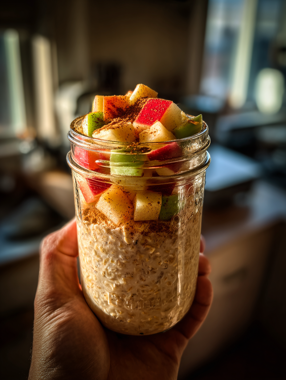 Apple Cinnamon Overnight Oats: A Delicious and Healthy Breakfast
