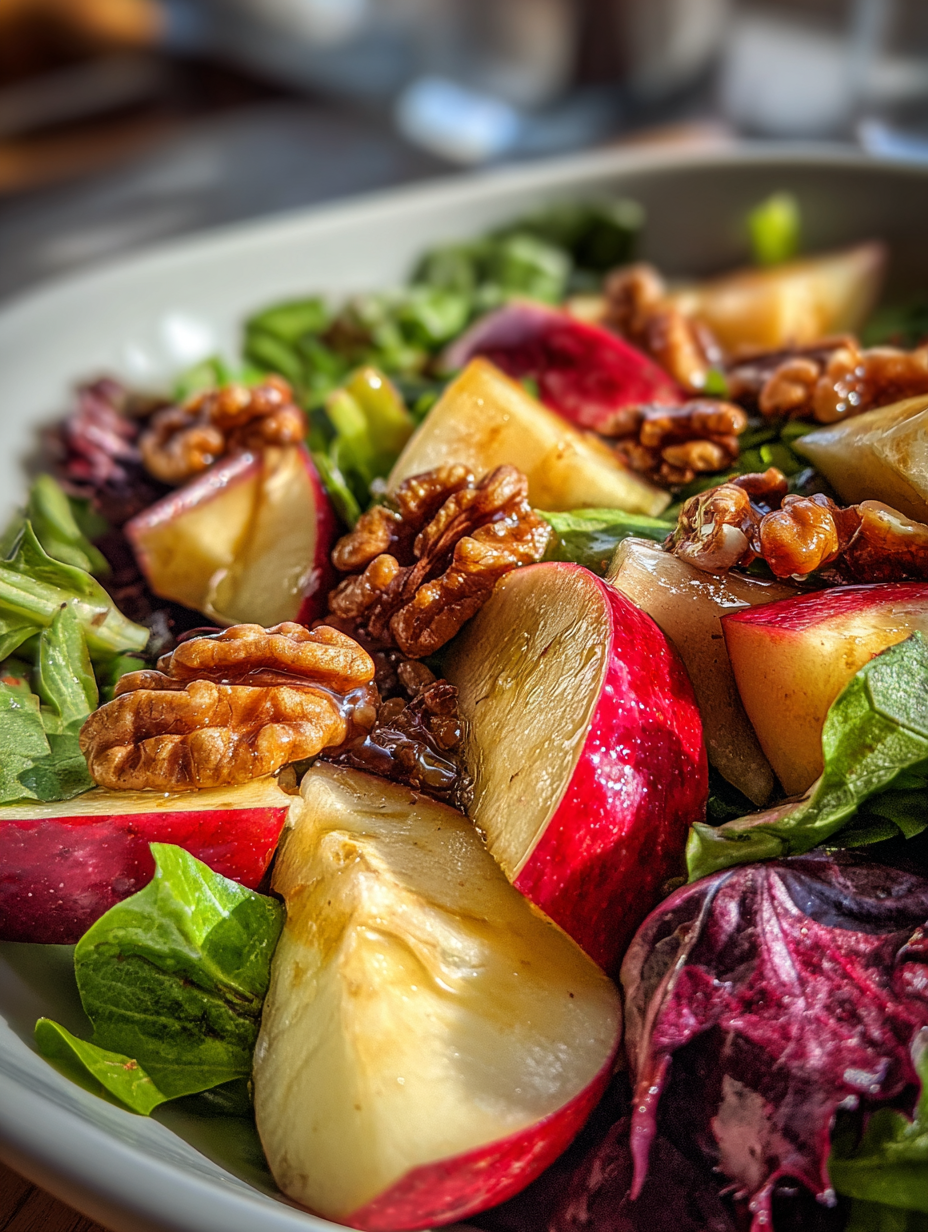Apple Walnut Salad: A Delicious and Nutty Flavor Combination