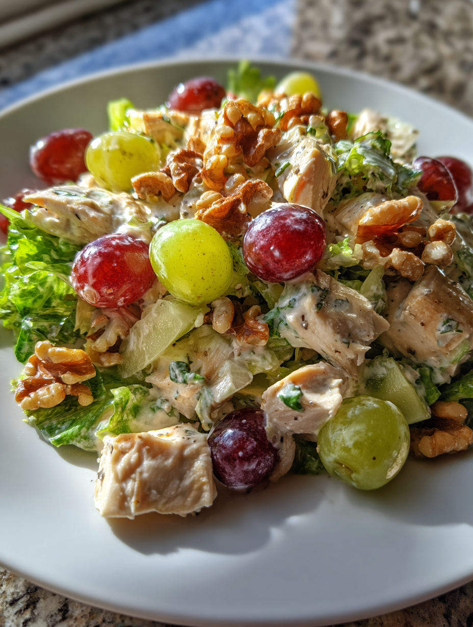 best chicken salad recipe: a delicious twist with grapes and nuts