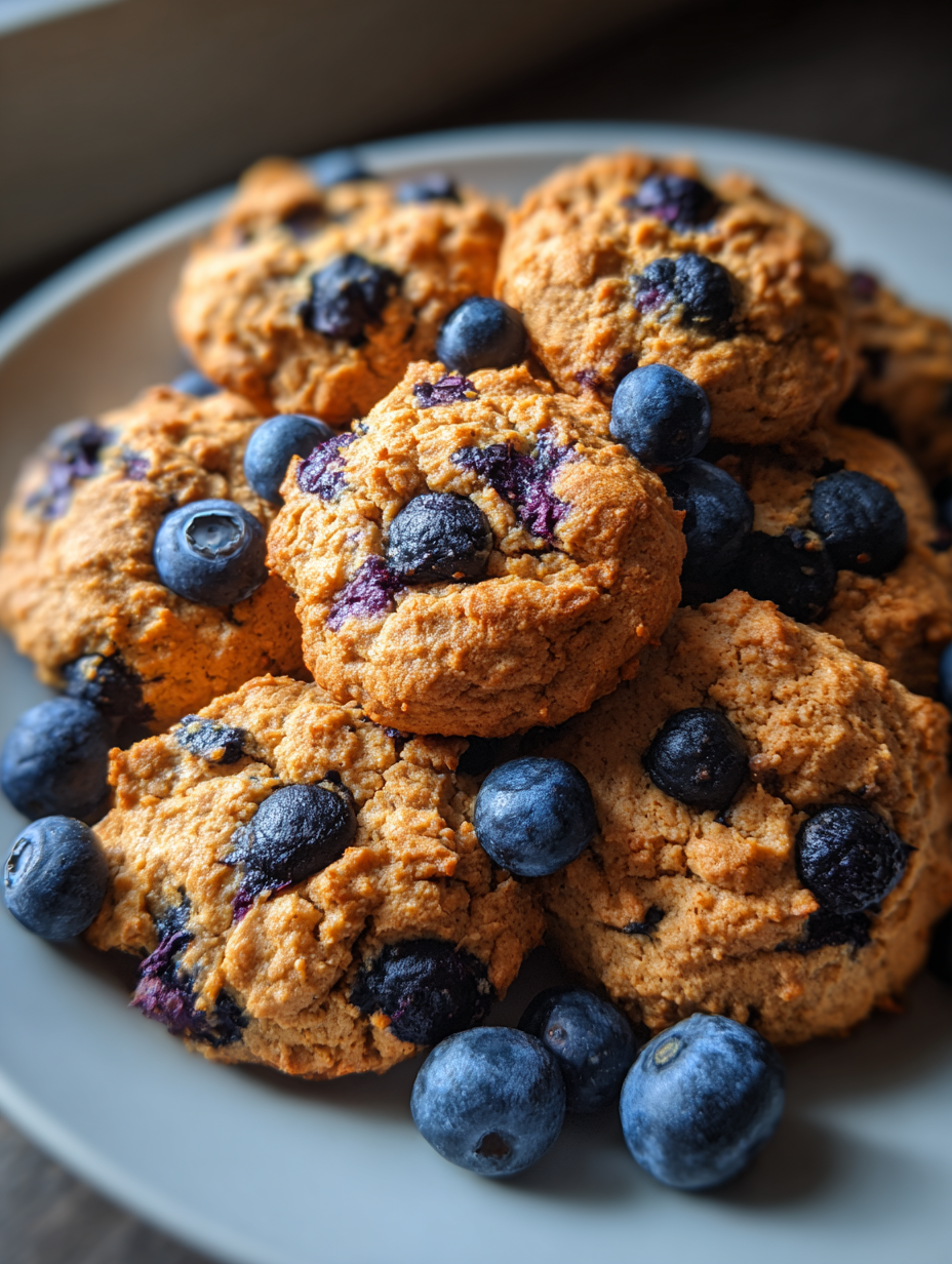 Blueberry Breakfast Cookies: Deliciously Soft and Healthy Treats
