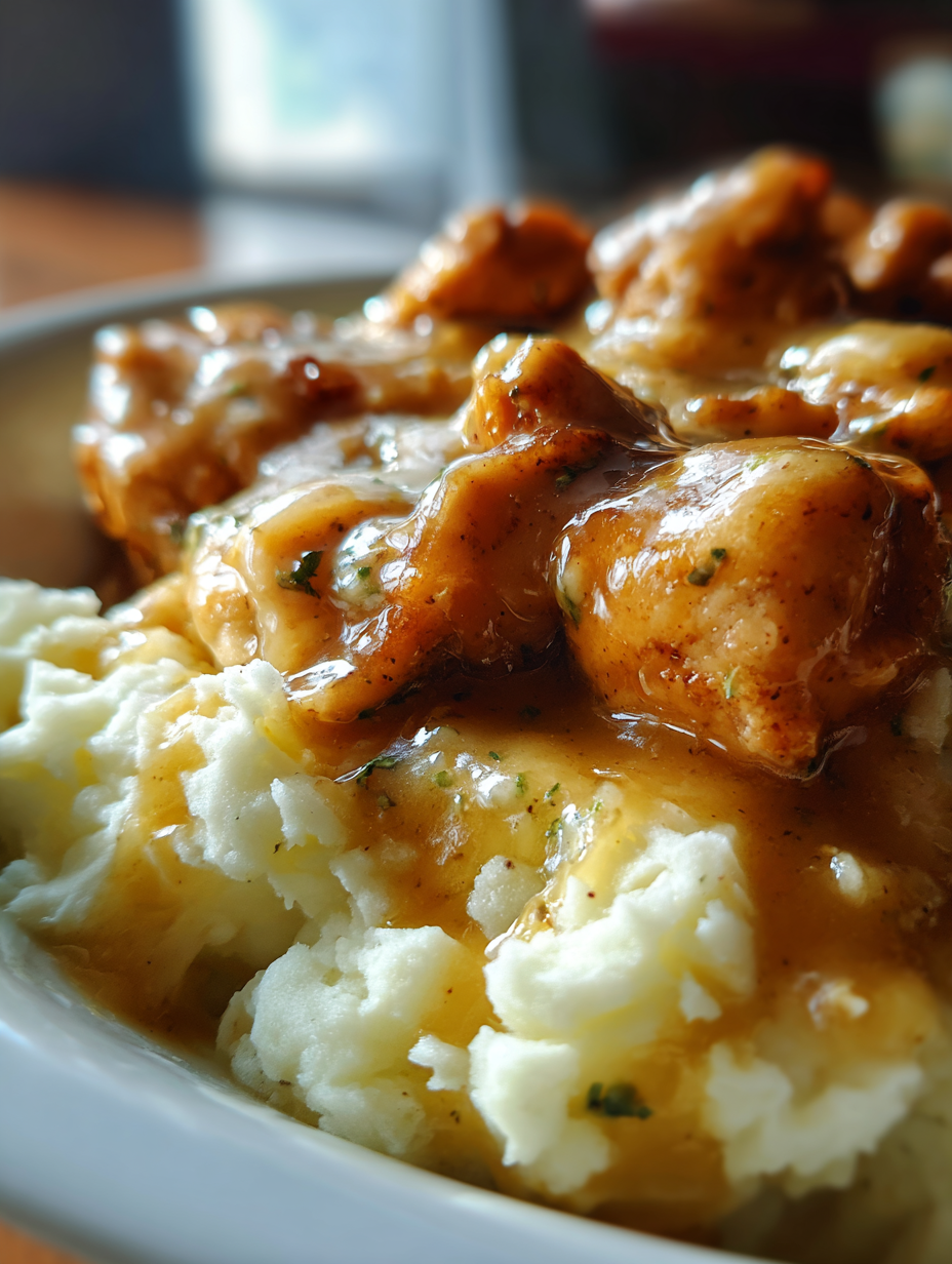chicken gravy with mashed potatoes: the ultimate comfort dish