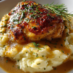 chicken with mashed potatoes and gravy: the ultimate comfort dish