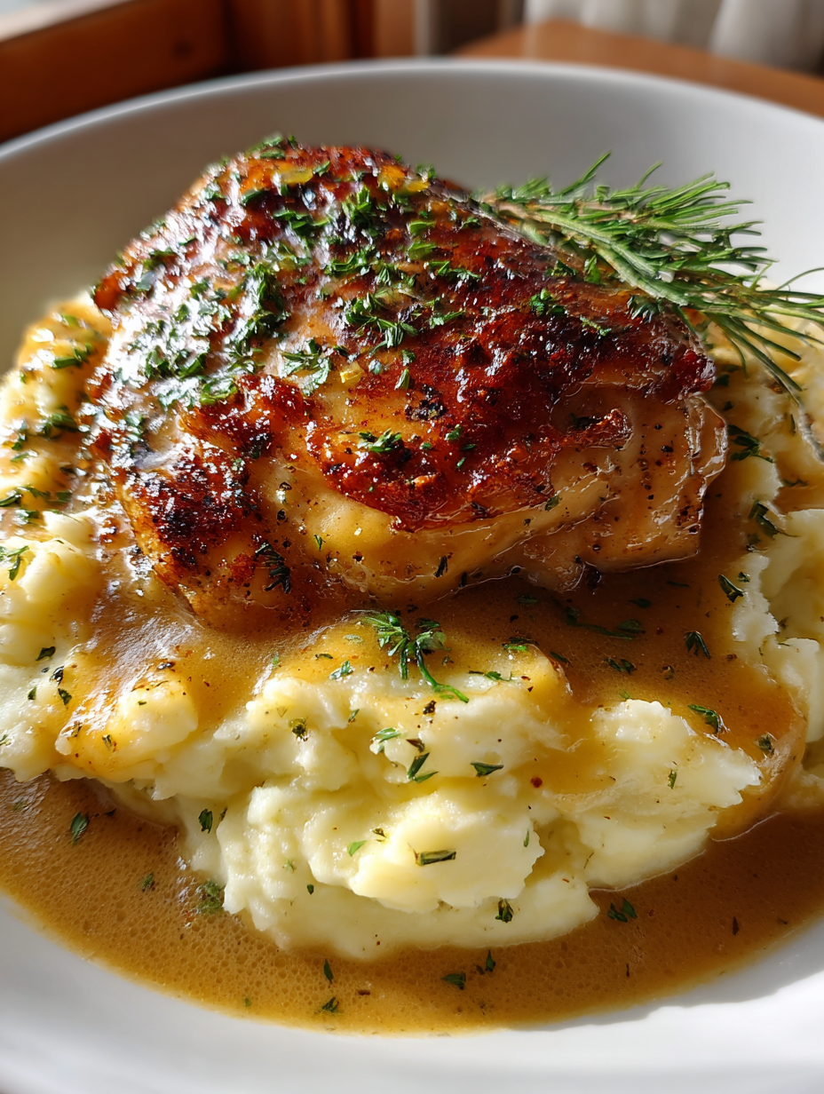 chicken with mashed potatoes and gravy: the ultimate comfort dish